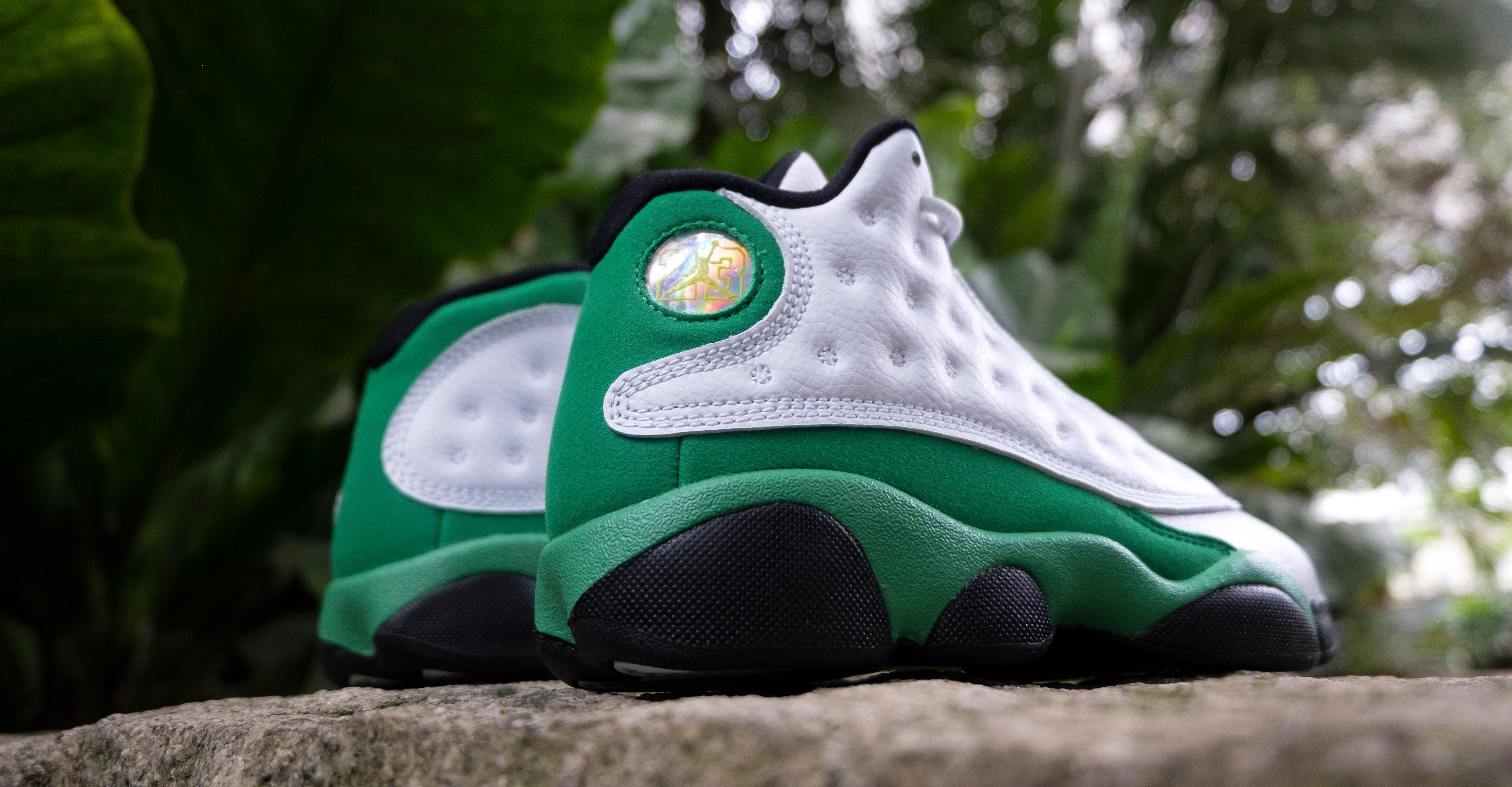 Sneakers Release Jordan 13 Retro Lucky Green White Lucky Green Men s and Kids Basketball Shoe